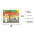 thumbnail image 2 of Hawaii Romantic Beautiful - Vintage Hawaiian Travel Poster by W. Taylor c.1931 - Fine Art Rolled Canvas Print 16in x 20in, 2 of 4