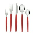 thumbnail image 6 of Mainstays 49 Piece Stainless Steel and Plastic Flatware Set with Tray, Niccole Red, Service for 8 Adult, 6 of 12