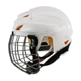 thumbnail image 2 of Casco de Hockey, casco de patinaje sobre ruedas, profesional ajustable con correa para la barbilla, casco para patinar sobre hielo, equipo protector XL con jaula, 2 of 8