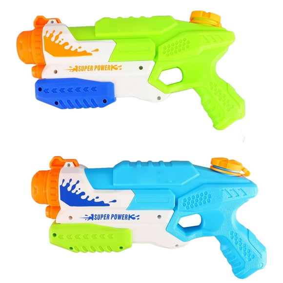 2 piezas de juguete de plástico para disparar agua, extraíble, para jardín, patio, piscina y patio de juegos