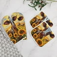 thumbnail image 5 of Farm Cows Heat Resistant Microwave Oven Gloves Set for BBQ Baking Grilling,Baking Gifts Cooks for Women,Housewarming Gifts for New Home, 5 of 6