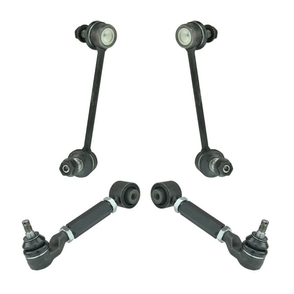 4 Piece Suspension Kit Rear Upper Adjustable Control Arms Sway Bar End Links New PSA52695