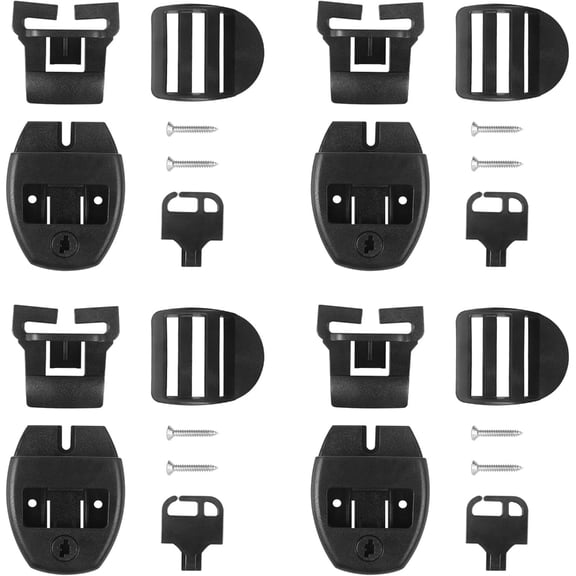 10Set Hot tubs Clip Heavy Duty Spa Cover Clamps With Anti Corrosions Screws For Secure Pool Enclosures