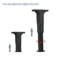 thumbnail image 4 of Unique Bargains 2 Pack Adjustable Bed Frame Support Legs, 4 Inch Bed Center Slat Support Leg, 4 of 6