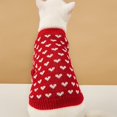 thumbnail image 5 of Valentines Day Clothes for Small Dogs Boy and Girl, Soft and Puppy Round Neck Sweater for Pet Dogs Cats, Summer Dog T-Shirts Apparel Clothes,Red,S, 5 of 6