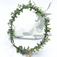thumbnail image 2 of Diadema de hoja verde de novia Diadema de guirnalda hecha a mano para mujer Dama Mujer, 2 of 7