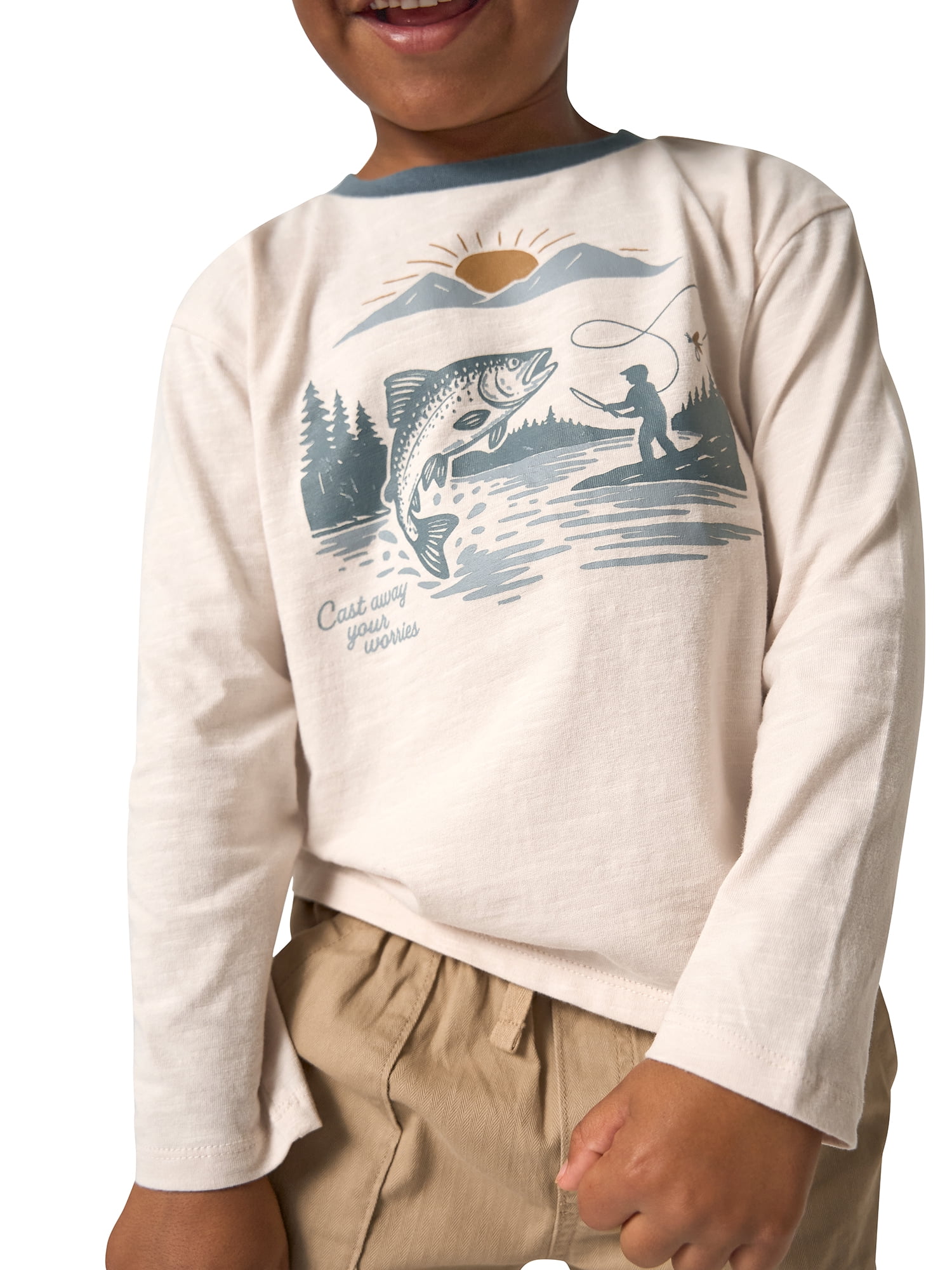 Modern Moments by Gerber Toddler Boy Graphic Tee Top and Joggers Outfit Set, Sizes 12 Months - 5T