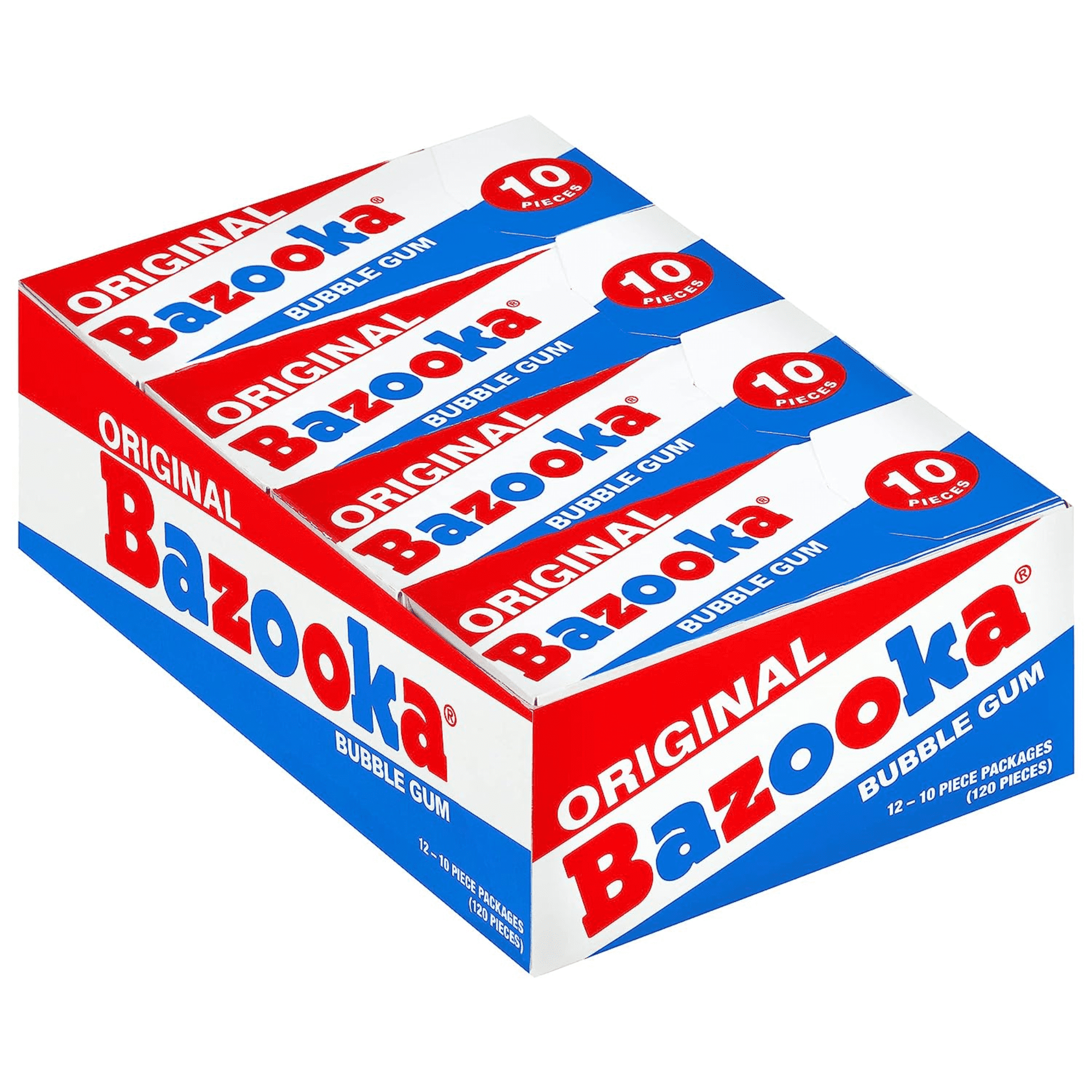 Bazooka Bubble Gum Individually Wrapped Original & Grape Chewing