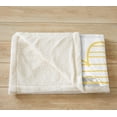 thumbnail image 4 of Kids Cartoon Cloud Flannel Blanket Cute Stars Blanket Unicorn Theme Polka Dots Throw Blanket Throw Size Girls Kawaii Travel Blanket All-Season, White Yellow Grey, 4 of 6