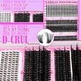 thumbnail image 4 of Kit de extensiones de pestañas YIDUO Lash Clusters con adhesivo y removedor, 4 of 9