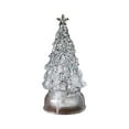 thumbnail image 3 of Christmas Tree Light Up, Acrylic Christmas Tree with LED Lights, Christma Tree Snow Globe Tabletop Decor for Xmas Decoration Indoor Home Party Supplies, 3 of 8