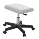thumbnail image 1 of Taburete con reposapiés, silla de de trabajo, taburete de garaje, taburete con ruedas, taburete con ruedas para barbería, cafeterías con balcón rueda de bloqueo blanca, 1 of 9