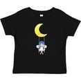 thumbnail image 3 of Inktastic Cute Fairy, Fairy On The Moon, Fairy On A Swing Girls Baby T-Shirt, 3 of 5