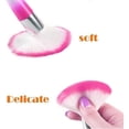 thumbnail image 3 of 2 Pieces Colored Soft Brushes for Nail Art Dust Cleaner, 3 of 5