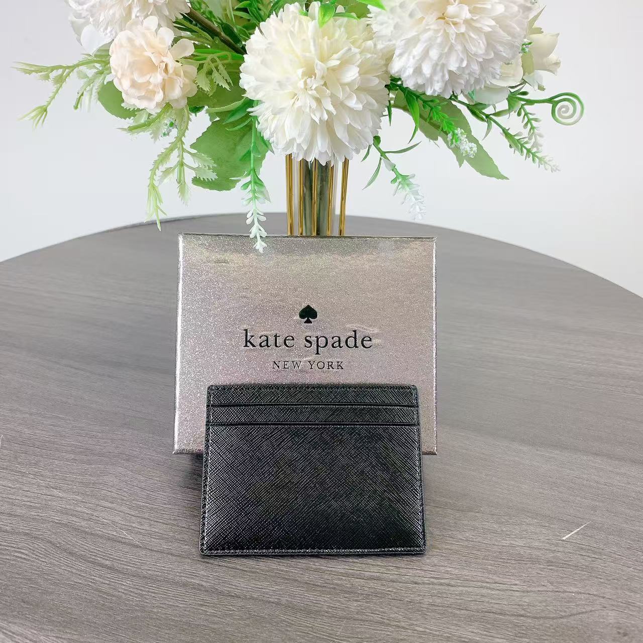 Kate Spade KK045 Kenzie Boxed Small Cardholder IN Black