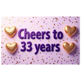 thumbnail image 4 of LUUFILx Cheers to 33 Birthday Banner Glitter Photo Backdrop Party Decoration Celebration Sign Photography Props Event Supplies Décor, 4 of 7