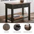 thumbnail image 3 of Signature Design by Ashley Tyler Creek 2 Drawer Sofa/Console Table, Grayish Brown/Black, 3 of 5