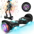 thumbnail image 1 of Gyrocopters Prime All New 2026 Hoverboard | Speed up to 15km/h | 6.5” wheels | 165 lbs weight capacity | UL2272 certified with Wireless Music Speaker (BLACK), 1 of 9