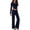 Navy, variant on Workout Sets for Women Matching Workout Sets for Women Active Sets for Women Women's Workout 2 Piece Lounge Sets Long Sleeve Tops Foldover Flare Pants Casual Outfits Tracksuit, Army Green-L