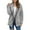 Dark Gray, variant on Women Casual Fashion Thick Solid Color Knit Cardigan Sleeve Sweater Jacket Light Jackets for Women Dressy Jacket inside Pockets Worsted Wool Jacket Women Pullover Warm up Full Zip Womens Zippe Turtle