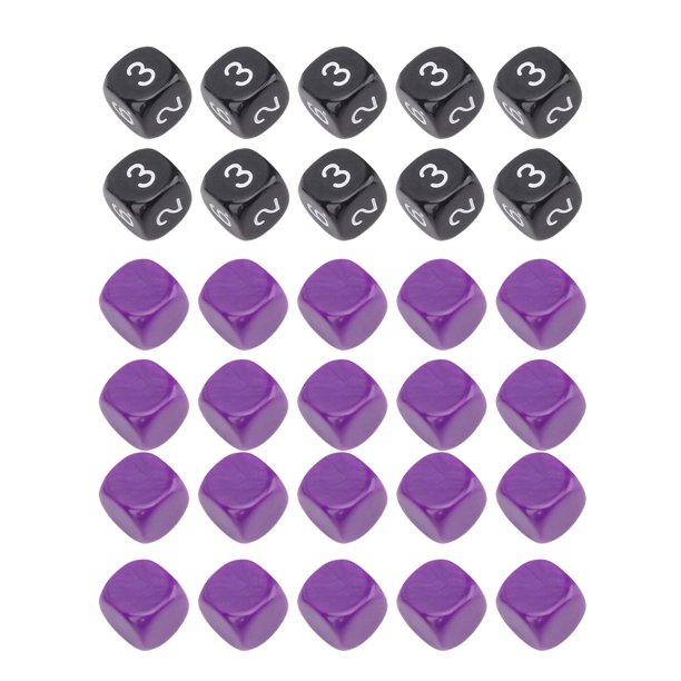 Games Dice, Cómoda Agarre de Agarre Dice Multifuncional 30pcs para actividades Educativas