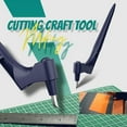 thumbnail image 2 of 360 Rotating Stainless Steel Craft Tool Slice Set for Sewing and Arts Projects with Protective Cushion, 2 of 7