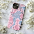 thumbnail image 6 of Whale Shark Ocean Phone Case, Pink & Blue Underwater Doodle Design iPhone Cover, Playful Sea Life Vibes for iPhone 16 15 14 13 12 11 Pro Max Plus Mini, 6 of 6