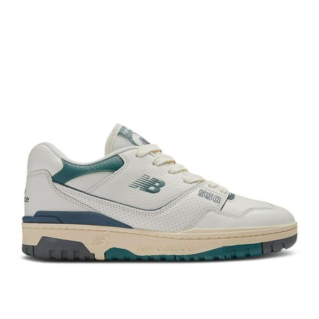 New Balance Men's Low-Top Sneakers, White Blue Green, 8.5