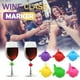 thumbnail image 1 of XWSHYW Tazas Pc Reconocedor de Vidrio Etiqueta de Gel de Sílice Copa de Vino Identificador de Vidrio para Fiesta, 1 of 6
