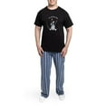 thumbnail image 5 of CafePress - Boston Terrier IAAM Full Men's Dark Pajamas - Men's Dark Loose Fit Cotton Pajama Set, 5 of 7