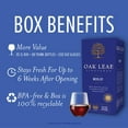 Oak Leaf Vineyards Merlot Red Wine, 3 L Bag in Box, 13 ABV