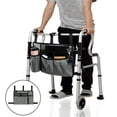 thumbnail image 1 of Organizador Lateral para Silla de Ruedas Lavable, Bolsa para Reposabrazos, para con Soporte para Teléfono para Ruedas, Carrito de Bebé - gris Salvador bolsa lateral para silla de ruedas, 1 of 6