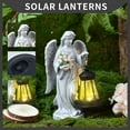 thumbnail image 5 of Vacemry Under $5 Angel Lantern Solar Light, Outdoor Garden Statue with LED Illumination, Weatherproof Resin Construction, Pathway Decor for Evening Atmosphere, 5 of 6