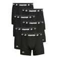 thumbnail image 2 of (2 pack) Starter Mens Boxer Briefs Active Performance Breathable Underwear for Men, Black 3X 6-Pack, 2 of 8