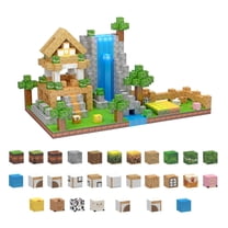 Magnetic Blocks 138PCS Magnetic Building Cubes with Lights, DIY Farm Building Magnet Toys Toddler, STEM Montessori Sensory Toys, Learning Educational Magnetic Building Blocks for Kids Ages 4-8