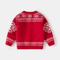 thumbnail image 2 of SILVERCELL 2-9T Boys Girls Sweaters Kids Long Sleeve Ugly Christmas Sweater Knitted Top, 2 of 8