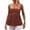 Brown, variant on Lixiuxyad Women's Tank Top Camisole Fashion Tube Top Corset Style Cropped Bustier Shirt Bodycon Waist Cincher Solid Color Summer,Black