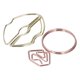 thumbnail image 5 of Clips De Papel Metálicos, Clips De Papel De Oficina Antioxidantes Labios Anillos De Diamantes Material De Metal Con Caja De Almacenamiento Para Clasificación De Archivos Para ANGGREK Paper Clips, 5 of 8