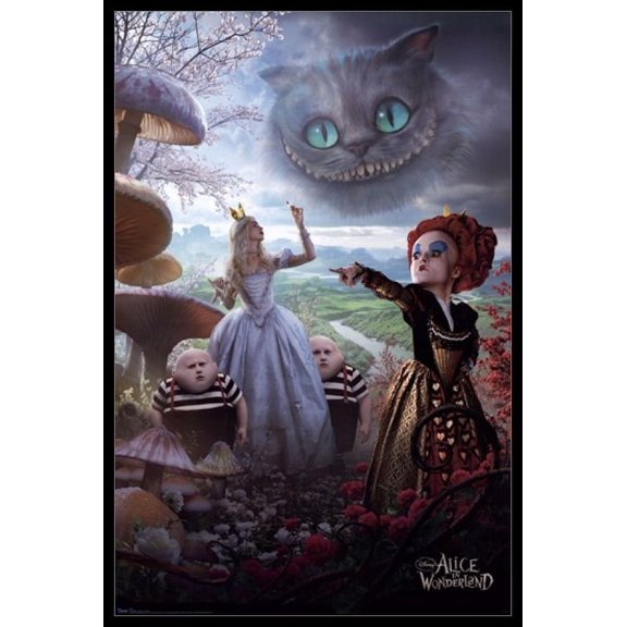 Disney Alice in Wonderland Laminated & Framed Poster (24 x 36)