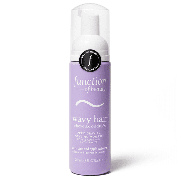 Function of Beauty Zero Gravity Styling Mousse for Wavy Hair, 7 fl oz