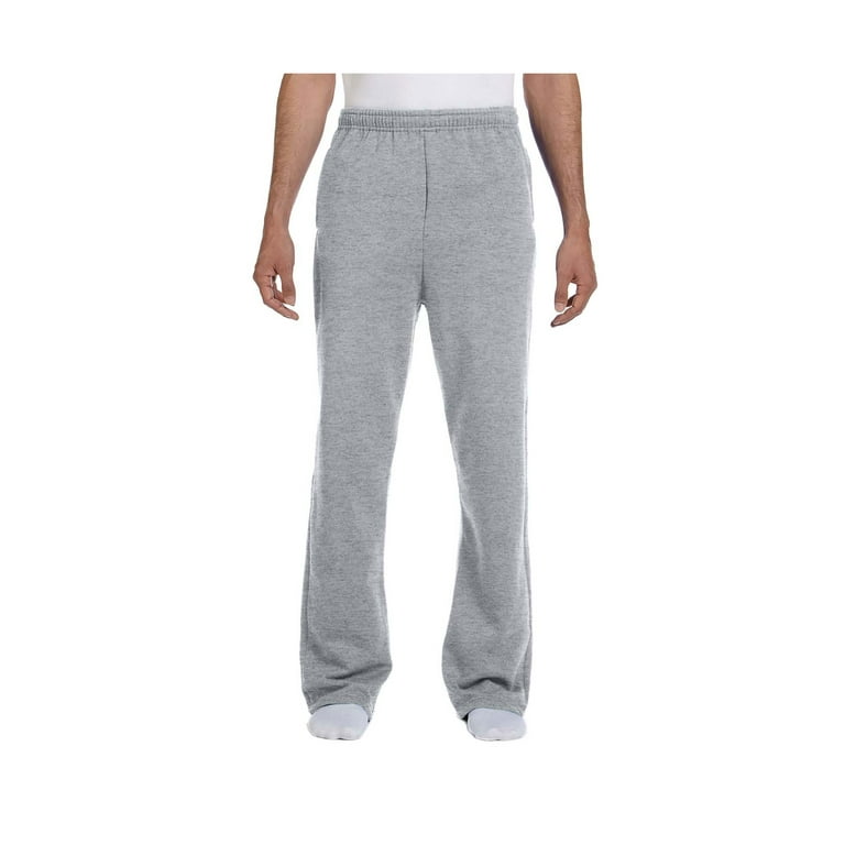 Jerzees Men s Elastic Waist Open Bottom Pocket Sweatpant Style