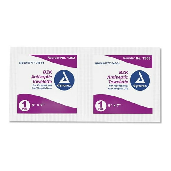 Dynarex BZK - Cleaning wipes - 100 sheets