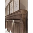 thumbnail image 4 of Maklaine Modern / Contemporary Queen Wood Panel Bed in Gray Finish, 4 of 8