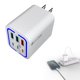 thumbnail image 1 of 50W USB C Fast Charger PD 3.0 Adaptador de carga rápida de pared adecuado para la mayoría de teléfonos móviles y otros dispositivos, 1 of 6