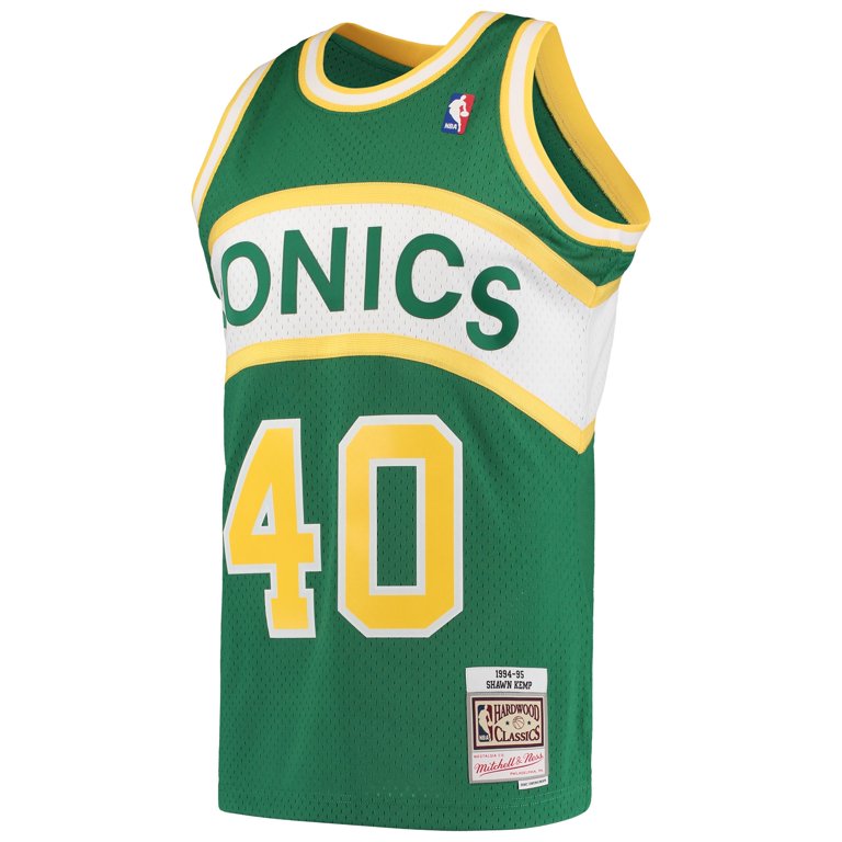 Shawn Kemp Seattle SuperSonics Medium NBA Jersey Brand New (white