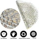 thumbnail image 4 of Mantel individual redondo hueco, 6 manteles individuales, manteles individuales de PVC lavables antideslizantes, tapete hueco de 38 cm para restaurante, comedor, cocina (A), 4 of 5
