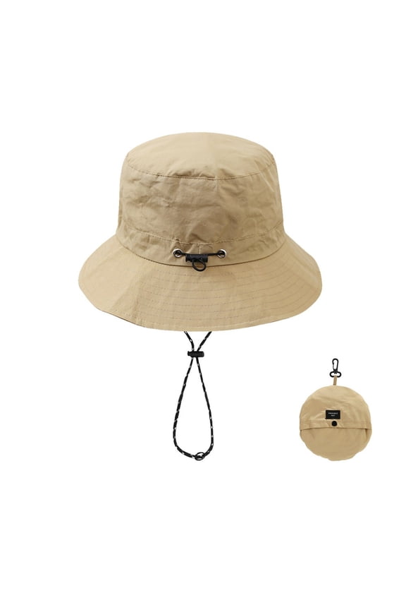 Womens Bucket Hat Outdoor Travel Waterproof Sun Protection Sun Hat Summer Fisherman Quick Drying Climbing Packable Foldable Sun Hat