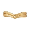 Pura Vida Gold-Plated Chevron Toe Ring - Brass Base, Exclusive Design - Adjustable Open Ends, One Size