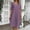Purple, variant on Odbmxy Summer T-Shirt Dresses for Women Short Sleeve V-Neck Women Midi Dress Modest with Pockets Sundress Shift Dresses
