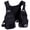 Black, variant on Lightweight and Durable Unisex Adult Fishing Vest Pack, One Size, Green